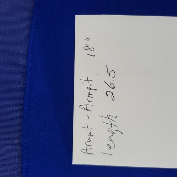 NWT Cable & Gauge Womens Blue Short Sleeved Top Shirt Size L - Picture 10 of 10